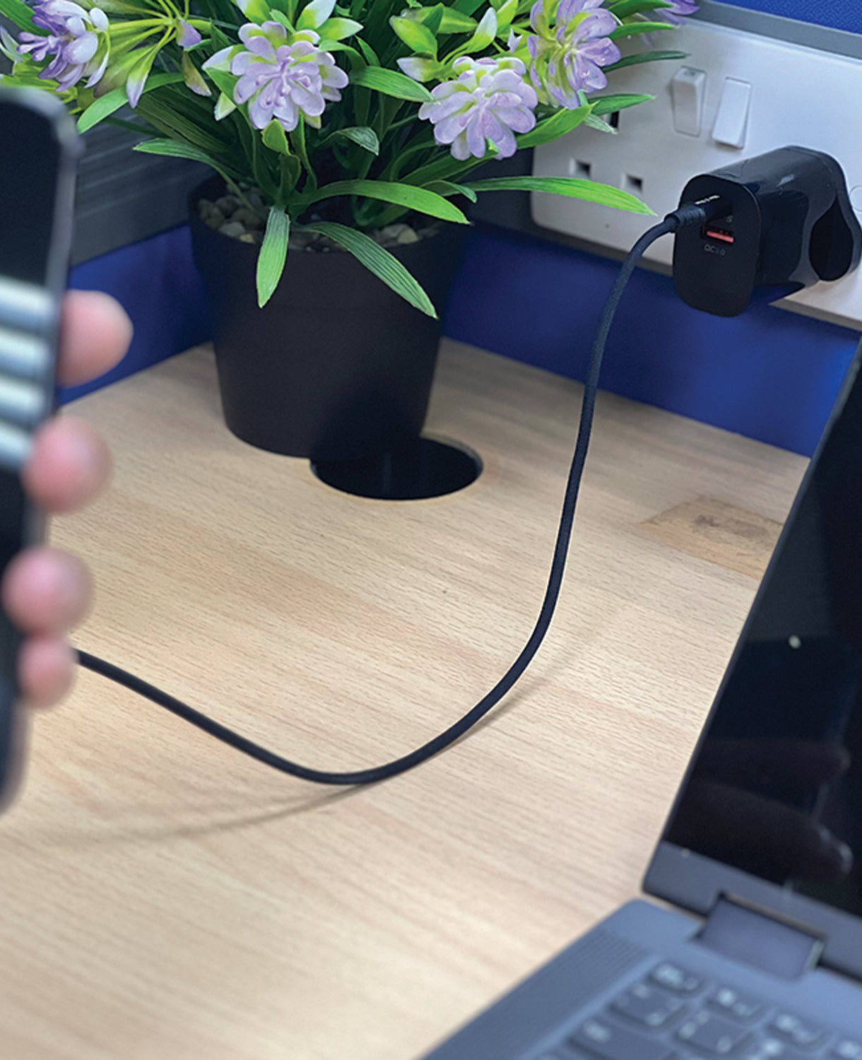 45W Dual Port USB and Type C GaN Fast iPhone Charger USB Wall Plug Charger Power Adapter for iPhone, Android, iPad, Samsung, Lenovo 45W Dual Port USB and Type C GaN Fast iPhone Charger USB Wall Plug Charger Power Adapter for iPhone, Android, iPad, Samsung, Lenovo
